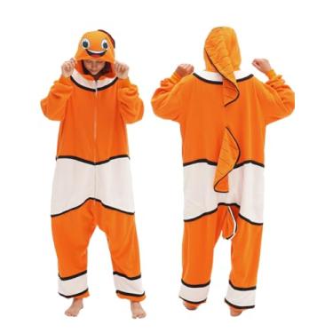 Imagem de Pijama de animal para adulto, macacão, peça única, para fantasia, cosplay, roupa de dormir, roupa de usar em casa, Natal, para homens e mulheres, X-Large