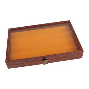 Imagem de LCSVCCXA Caixa de Joias, Estojo de Armazenamento à Prova D'água, Portátil, com Trava, Multifuncional, com Tampa Articulada Transparente, Recipiente Organiz, Style B