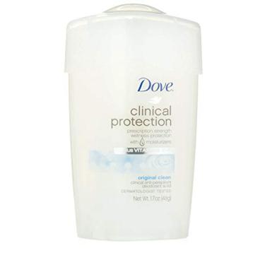 Imagem de Dove Clinical Protection Antiperspirante/Desodorante, Original Clean, Bastão, 50 ml (pacote com 2)