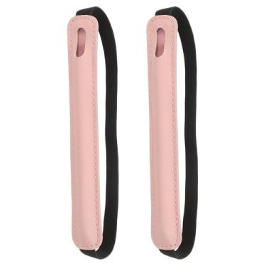 Imagem de PATIKIL 2 peças de suporte de caneta para tablet, capa universal retrátil para caneta, estojo elástico, bolso para lápis, bolsa protetora para tablet, notebook, rosa