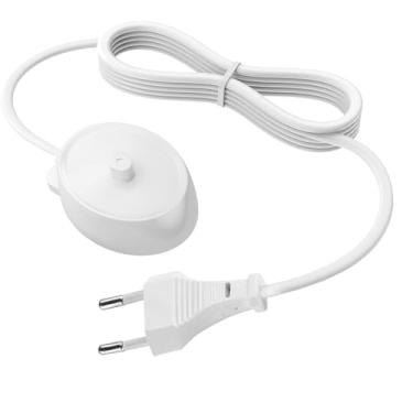 Imagem de Zuikn Base de carregamento para escova de dentes elétrica Braun Oral B iO Series 3 4 5 6, Pro 1000 / 3000 / 5000 / 7500 / Genius -220 V/240 V modelo indutivo 3757 conector de substituição