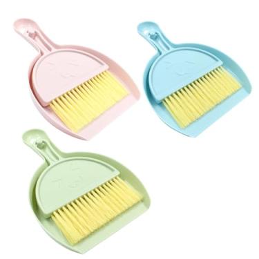 Imagem de Shaloxar Conjunto pequeno de vassoura e pá de lixo, mini compacto portátil, para casa, sofás, bancadas de cozinha, prateleiras de armazenamento, mesas de escritório, banheiros e áreas para animais de