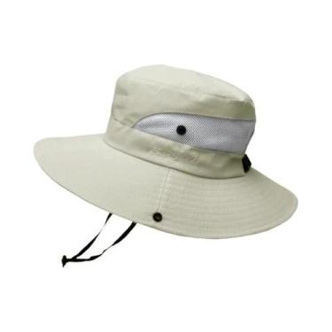 Imagem de Chapéu Feminino À Prova D'água Com Aba Grande, Cor Pura, Para Viagens 