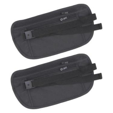 Imagem de Pochete Ajustável Doleira Dinheiro Celular Documento 2 Peças - Western