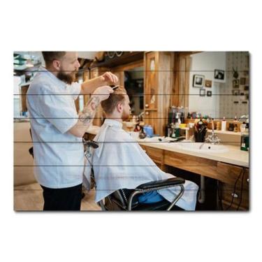 Imagem de Placa Decorativa - Barber Shop - Barbearia - 0988plmk - Allodi