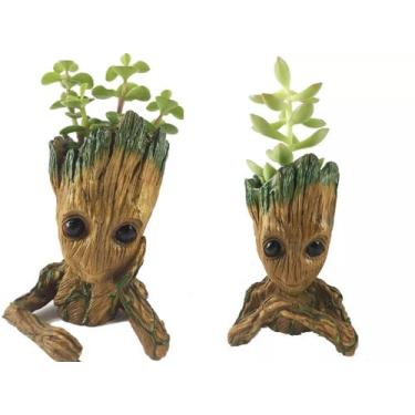 Imagem de Kit Baby Groot Mão No Rosto E Queixo Suculentas Porta Objeto - Gama