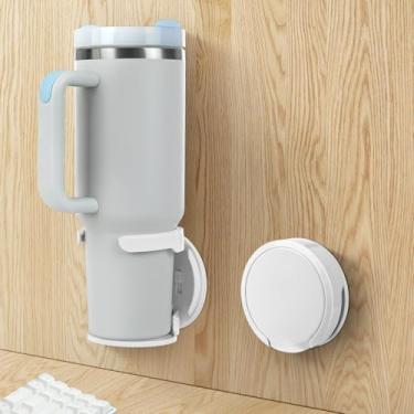 Imagem de Suporte de garrafa de água compatível com Stanley, Hydroflask, Sinple Midern, suporte de copo de parede estável e durável, organizador de copos com economia de espaço, armazenamento para bebidas e