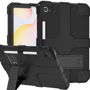 Imagem de Stweap Capa para Samsung Galaxy Tab S6 Lite de 10,4 polegadas 2024/2022/2020 com suporte para caneta S, capa resistente à prova de choque de grau militar resistente com suporte de 10,4 polegadas