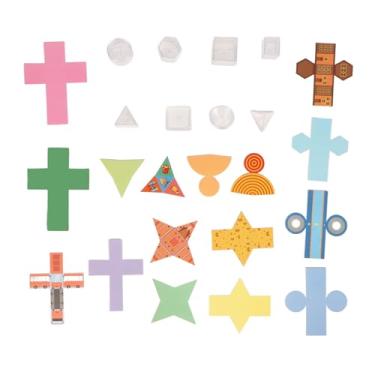 Imagem de Aramox 8Pcs Formas 3D Sólidos Geométricos Transparentes Com Tampas Removíveis para Medição de Volume STEM School Supplies Professores Recursos