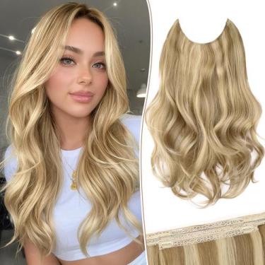 Imagem de Extensões de cabelo KookaStyle Invisible Wire Long Wavy 40cm