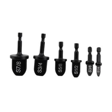 Imagem de KiBcsLic 6x Expansor de Tubos de Cobre para Ar Condicionado, Conjunto de Reparo de Ferramentas Manuais para Redução de Tubos, para Equipamentos de Ar, Cabo Hexagonal