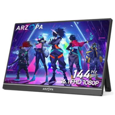 Imagem de Monitor Portátil Gamer Arzopa Z1fc 16.1" Full Hd 1080p 144hz 100% SRGB Ips Mini HDMI Usb-c - Z1fc