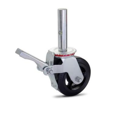 Imagem de Rodizio Andaime Roda De Borracha Preta 6 Pol. X 2mm Colson - Geral