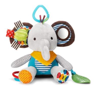 Imagem de Pelúcia com Chocalho e Mordedor (COM CERTIFICAÇÃO INMETRO) (Elefante)