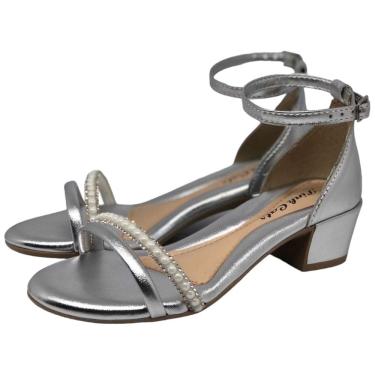 Imagem de Sandalia Infantil Menina Salto Pink Cats V3883