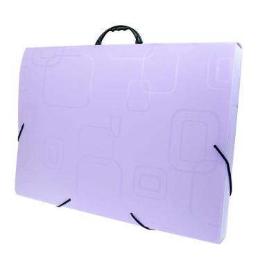 Imagem de Maleta com alça Dellofine A3 roxa 2151.R Dello