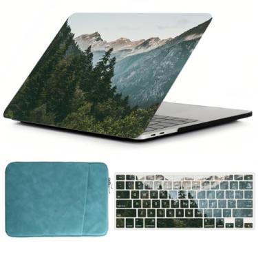 Imagem de ACJYX Capa compatível com MacBook Air 15 polegadas 2025-2023 anos modelo A3114 A2941 A3241 com chip M3/ M2 e tela de retina líquida, capa para laptop, capa de computador e película de teclado