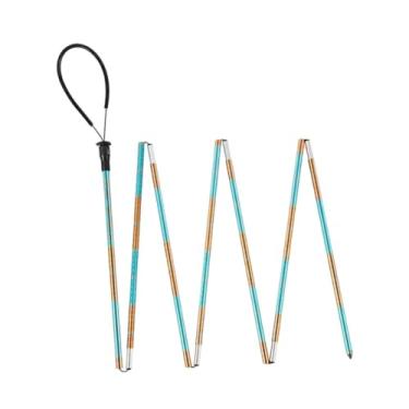 Imagem de UGPLM Sonda de resgate de, ferramenta de busca e resgate, bastão de de 270 cm para viagem de caça, caminhada na neve, caminhada em, Laranja Azul