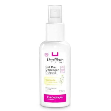 Imagem de Gel Pré Depilação Corporal Depilflax Camomila 100Ml