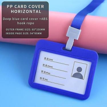 Imagem de Titulares de passe de crachá titulares de cartão de trabalho com corda