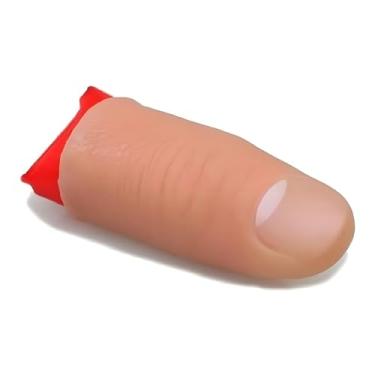 Imagem de Kryoflare 2Pcs Magician Thumb Tips, Magic Trick Accessories Close Up Illusion Props Magic Trick Gimmick Accessories,Silk Close Up Trick for Vanishing Gimmick Appearing Disappearing Real Finger Magic