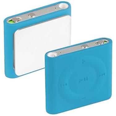 Imagem de Capa protetora de silicone macio para iPod Shuffle 4ª geração 4G 6ª 7ª geração (azul)