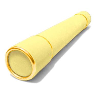 Imagem de KIT 10 Canudo de Formatura em Camurça - Levitali, Amarelo, Adulto