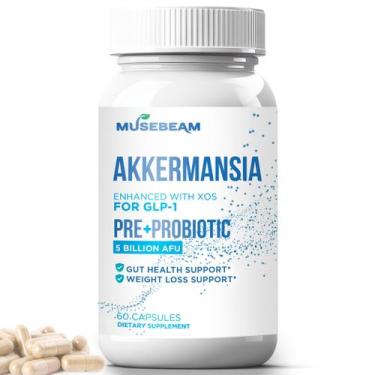 Imagem de Suplemento musebeam GLP-1 Booster Prebiótico Probiótico para Perda de 