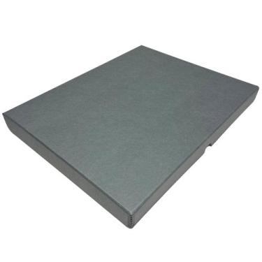 Imagem de Caixa de armazenamento Folio Lineco Clamshell Design 42x52x4,5cm cinza
