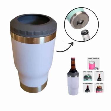 Imagem de Copo Térmico inox Lançamento 5x1 420ml para Long Neck e Lata - BM, BRA