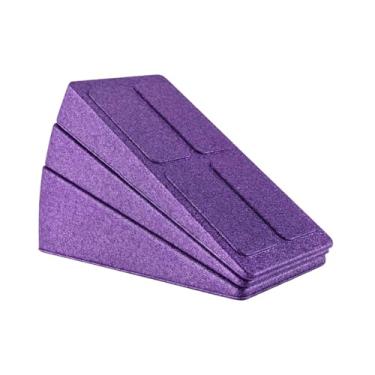 Imagem de oshhni 3 peças de prancha inclinada para agachamento e alongamento de pernas, prancha inclinada para ioga, cunha para treino de equilíbrio, Roxo