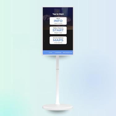 Imagem de OptiSigns OptiKiosk 32 - Quiosque de sinalização digital com tela sensível ao toque interativa de 32 polegadas, tela Full HD, software pré-carregado para gerenciamento remoto (com suporte e bateria)