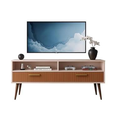 Imagem de Rack Bancada para TV de 40 Polegadas com 2 Portas e Nicho (Com pes Off/ripado)