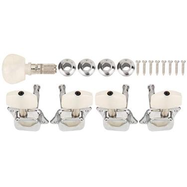 Imagem de Phefop Conjunto de Cravelhas para Banjo, Liga de Zinco e PVC, Configuração 4+1 Com Fácil Instalação para Tocadores de Banjo e Luthiers
