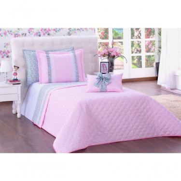 Imagem de Kit Colcha Cobre Leito Lavinia Solteiro 03 Peças