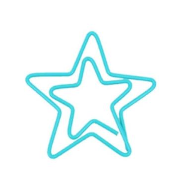 Imagem de 50 peças, clipe de papel em forma de estrela, mini clipes de papel fofos, acessórios, ideia de presentes para leitura de livros, documentos, biblioteca escolar, notas de escritório, casa, mesa para