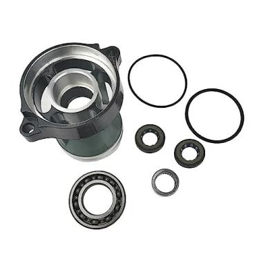 Imagem de OVERSEE 683-45361 6B4-45361 Conjunto de tampa de caixa de engrenagens com rolamento e vedações de óleo para motor de popa Yamaha 15HP 9.9HP 2 tempos