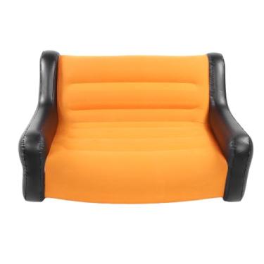 Imagem de Yunseity Sofá Inflável Flocado Em Pvc, Inflação Rápida, Local de Descanso Ideal para Relaxamento, Adequado para Sala de Estar, Pátio