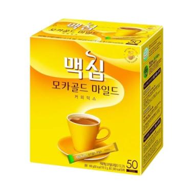 Imagem de Café Pronto Solúvel Coffee Maxim Coreano Mocha Gold - 50 Sachês