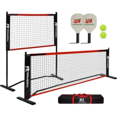 Imagem de Conjunto de rede Pickleball Hoverphenix de 10 pés e 4 pés ajustável co