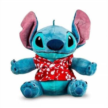 Imagem de Pelúcia Stitch Hawaii Com Luz E Som 30Cm - Disney Oficial