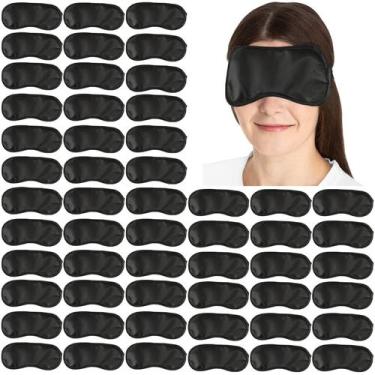 Imagem de Máscaras de dormir Tergy 100PCS Máscaras de olhos vendados para viagen