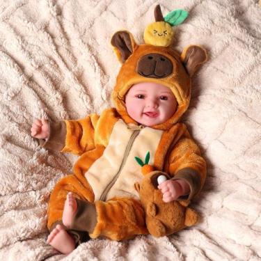 Imagem de Boneca BABESIDE 43 cm, corpo macio realista com acessórios