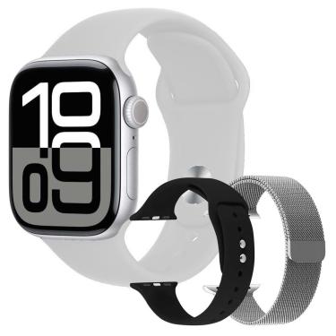 Imagem de Relógio Inteligente Series 10 IOS - Microwear + 3 Pulseiras-Unissex