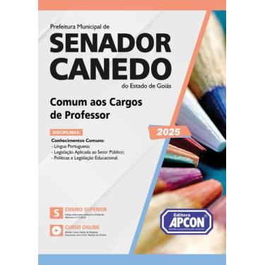Imagem de Apostila Prefeitura de Senador Canedo GO Comum aos Cargos de Professor