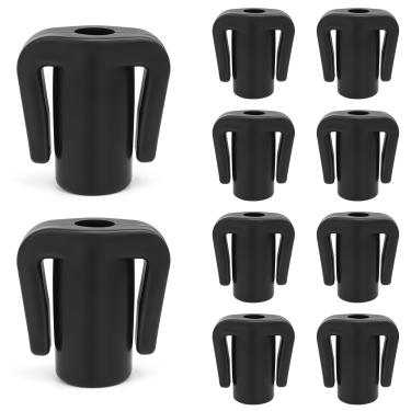 Imagem de UZJYIEYG Tampas de base de vergalhão Geo-Cell ½ polegada, para pavers e hastes de vergalhão de pé - 10 peças