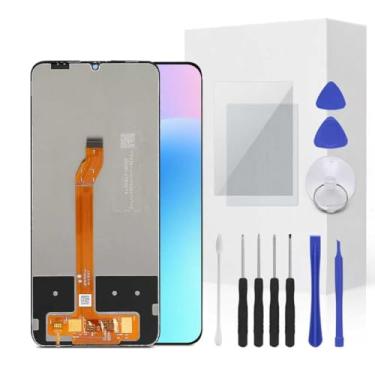 Imagem de JENCYFU Kit de substituição de tela LCD completo com digitalizador sensível ao toque com ferramenta de reparo para modelo BLU G73 BLU G72 MAX G0771WW G0770WW 6,8 polegadas