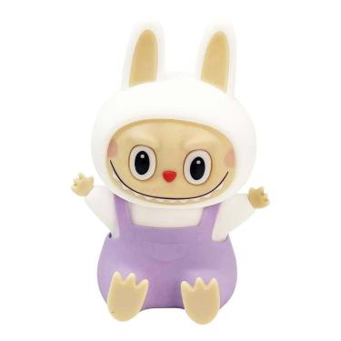 Imagem de Luminária Labubu Abajur Silicone Rgb Recarregável Roxo