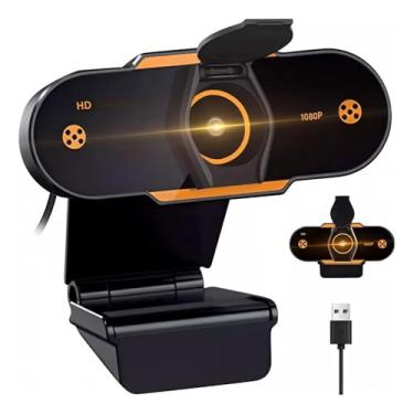 Imagem de GM Bear Webcam Premium Full HD 1080P,com Microfone Embutido,Plug & Play,Camera Webcam,Câmera USB para Computador, Notebook, Aulas Online, Home Office e Videoconferência