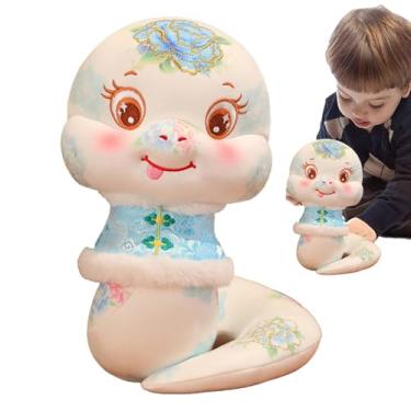 Imagem de Recheada, Ano da Boneca - Boneca de de pelúcia estilo chinês,Crianças huggable brinquedos bonecas recheadas macias, acessórios de festa de férias ano de mascote pelúcia para cabeceira sofá de cabeceir